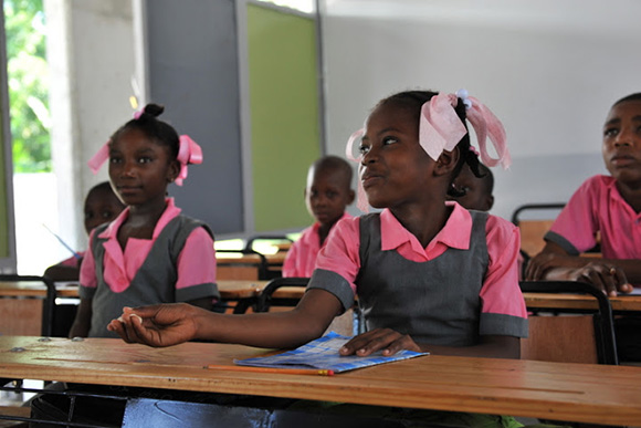 Inauguration of l'Ecole Nationale de Dessources et l'EFACAP, Petit-Goave, 2012. Source: DDC Haiti/Coopération Suisse en Haïti
